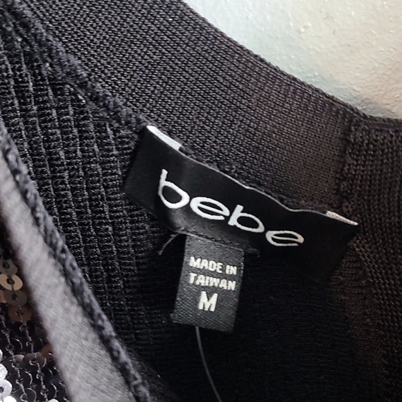 Bebe Black Sequin Dress - Picture 4 of 4